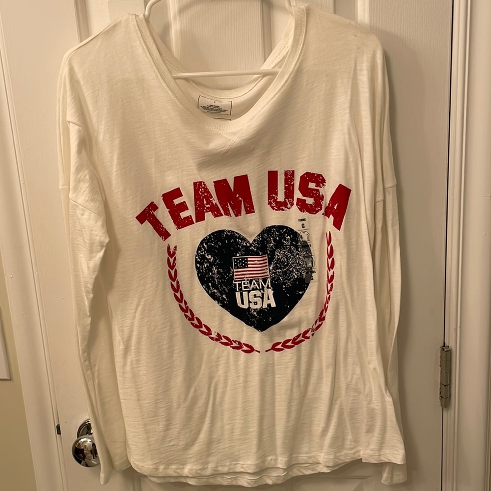long sleeve t shirt/team usa new with tags
